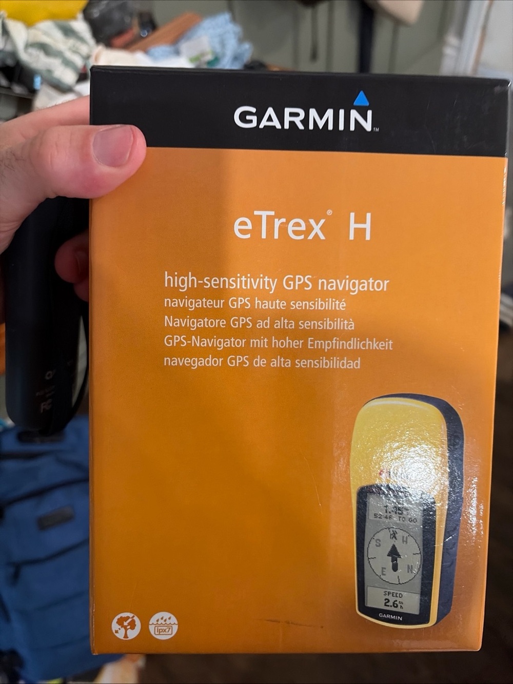Garmin eTrex H Yellow and Black Handheld GPS Navigator